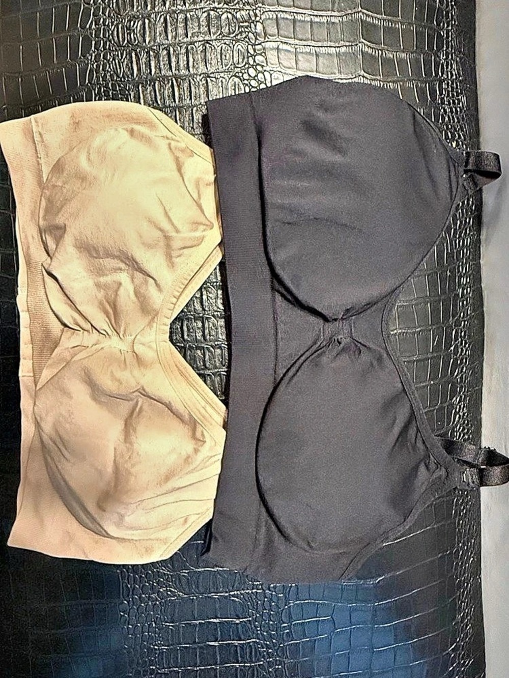Nursing Bras-no pumping hole- Capezio Seamless Convertible Longline Bra Two-Pack